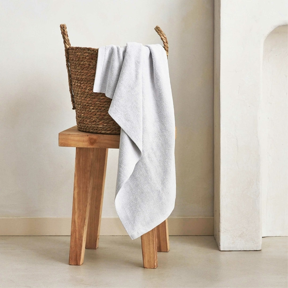 SERVIETTE EPONGE GRIS PERLE