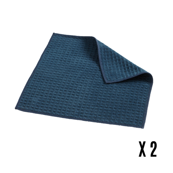 Image sur NORDIQUE MOSAÏC BLUE JEAN - LOT DE 2